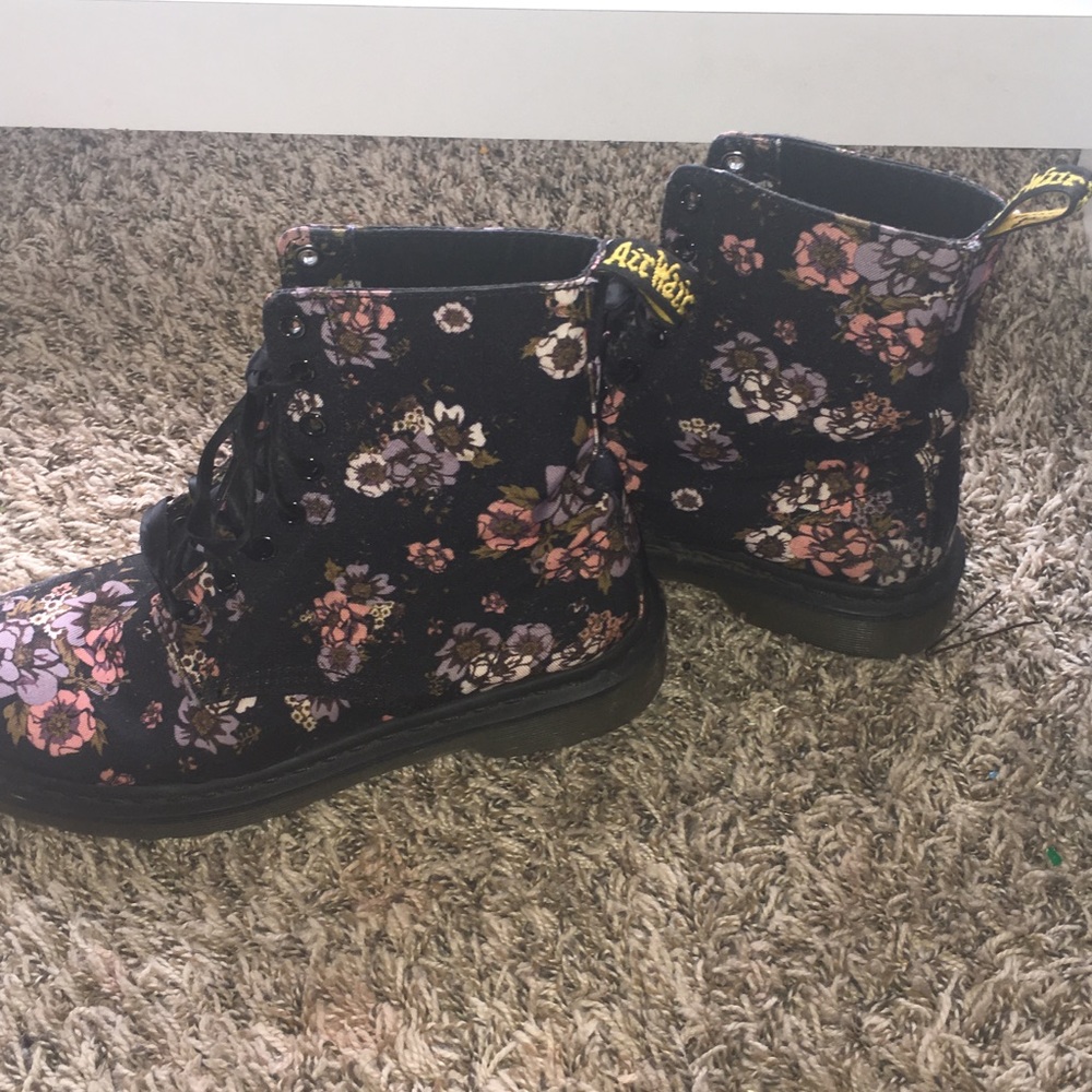Floral Doc Marten Shoes